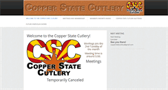 Desktop Screenshot of coppercutlery.com